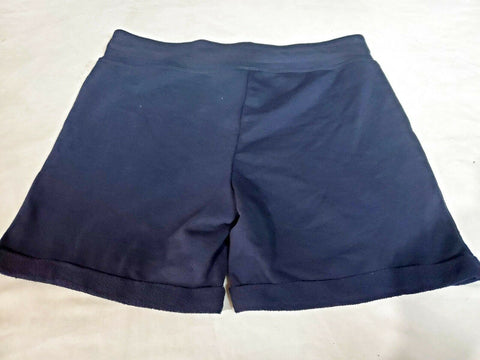 New Tommy Hilfiger Sports Women Blue Pull On Cuffed Terry Shorts Size Plus 3X - evorr.com