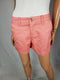 New Maison Jules Women Pink Chino Shorts Pink Above Knee Cotton Size 2 - evorr.com