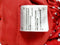 Maison Jules Women Red Printed High Waist Shorts Paper-Bag Waist Belted Size L - evorr.com