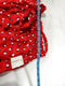 Maison Jules Women Red Printed High Waist Shorts Paper-Bag Waist Belted Size L - evorr.com