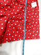 Maison Jules Women Red Printed High Waist Shorts Paper-Bag Waist Belted Size L - evorr.com