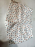 New Maison Jules Women White Peach Print Shorts Casual Size 4 - evorr.com