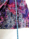 New BAR III Women Purple Multi Printed Pleated Skirt Casual Size M - evorr.com