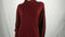 Karen Scott Women Long Sleeve Turtle-Neck Red Sweater Acrylic Knit Top Plus 2X - evorr.com