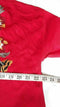 INC Femme Women Floral Embroidered Bell Sleeve Red Pullover Sweater Top Plus 2X - evorr.com