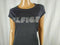 Tommy Hilfiger Women Cap Sleeve Black Sport T-Shirt Cotton Blouse Top Stretch S - evorr.com