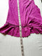 New Maison Jules Women Pink Sleeveless Blouse Top Eyelet Peplum Ruffle Hem Top S - evorr.com