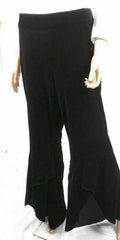 INC Concepts Women Pull On Velvet Flare Leg Tulip Waist Stretch Pants Plus 18W - evorr.com