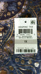 New Style&co. Women Long Sleeve Blue Metallic Printed Graphic Blouse Top Plus 1X - evorr.com