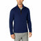 TASSO ELBA Men Pullover 1/4 Zip Neck Sweater Heathered Blue Long-Sleeve Top L - evorr.com