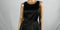 Adrianna Papell Women Sleeveless Scoop-Neck A-Line Layered Hem Black Dress 10 - evorr.com