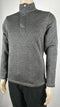 G.H. Bass & Co. Men Snap Mock Shirt Black White Printed Long Sleeve Henley Top S - evorr.com