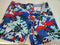 Tommy Hilfiger Mens Blue Cotton Casual Chino Shorts Khakis Printed Size 35 W - evorr.com