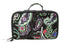 New Vera Bradley Blush&Brush Makeup Case Kiev Paisley Cosmetic Bag Black Multi - evorr.com