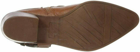 Carlos by Carlos Santana Women Marlene Western Boot Cognac Brown Shoes Size US 9 - evorr.com