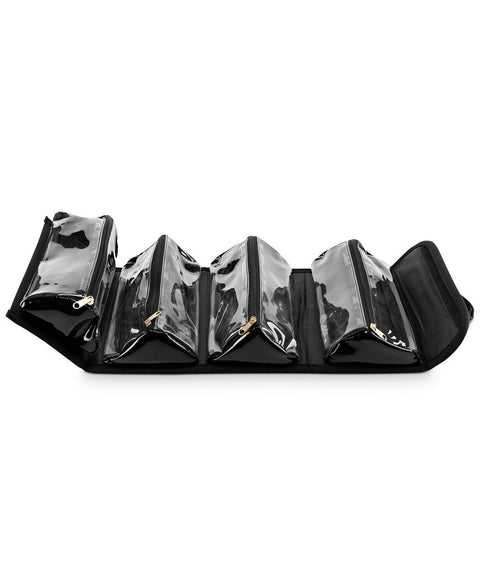 Glitterati Culture Cosmetic Organizer Cosmetic Makeup Triangular Travel Zip Bag - evorr.com
