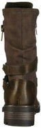 Carlos by Carlos Santana Women Sawyer Leather Almond Toe Dark Brown Boots US 6.5 - evorr.com