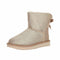 Authentic UGG Mini Bailey Bow Gold Sparkle Sneaker Boots Women US Size 7 Shoe - evorr.com