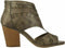 Sugar Women Viveca Peep Toe Ankle Bootie with Side Cut Boot Stone US Shoe Size 9 - evorr.com