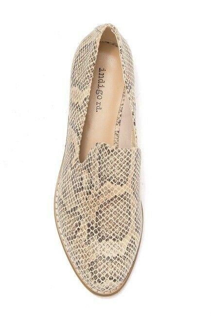 Indigo Rd. Women's Irhopeful3 Loafer Flat Boots Shoes Snake Print Size 7.5 M US - evorr.com