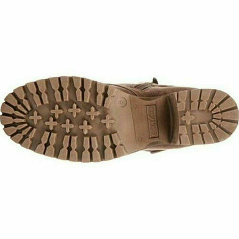 Carlos by Carlos Santana Womens Gibson Ankle Boot Lace Up Tan Brown Shoes US 7 - evorr.com