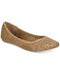 American Rag Women Sophia Closed Toe Ballet Espadrille Flats Tan Shoe Size 10 M - evorr.com