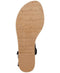 American Rag Women A krista Leather Split Toe Casual T-Strap Black Shoe US 8.5 W - evorr.com