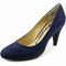 American Rag Womens Felix Fabric Round Toe Classic Pumps 3" Heel Shoe 6.5 M Blue - evorr.com
