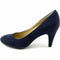 American Rag Womens Felix Fabric Round Toe Classic Pumps 3" Heel Shoe 9.5 M Blue - evorr.com