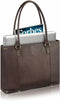 NWT SOLO Jay 15.6 Inch Leather Laptop Carryall Tote, Espresso Bag Brown