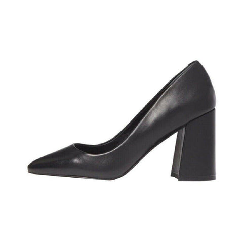 CHARLES DAVID Women Verse Suede Pump Suede Black Blue 3.3" Heel Shoe Size US 6.5 - evorr.com