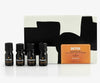 Way Of Will 4-Piece Essential Oils Gift Set Detox Unwind Elevate Stimulate New