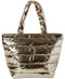Macys Makeup 6PC Gift Set Gold Quilted Metallic Tote Carolina Herrera Good Girl - evorr.com
