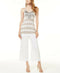 INC International Concepts Women Frayed Zip-Front Culottes Wide Leg Pant 38 X 25