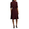 Lauren Ralph Lauren Karalynn Long Sleeve Belted Collar Button Dress Shirt Red 16