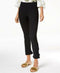 New INC INTERNATIONAL CONCEPTS Women Black Ruffle Hem Skinny Pants Size 2 28x28