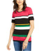 INC Concepts Women Lurex Color Block Striped Short-Sleeve Sweater Knitted Top XS