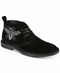 INC International Concepts Men Darius Patch Chukka-Boot Suede Shoes Black 11.5 M - evorr.com