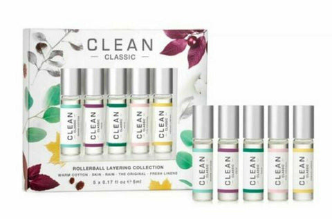 Clean Classic Rollerball Layering Collection Celebrate Earth Set Travel Size New - evorr.com