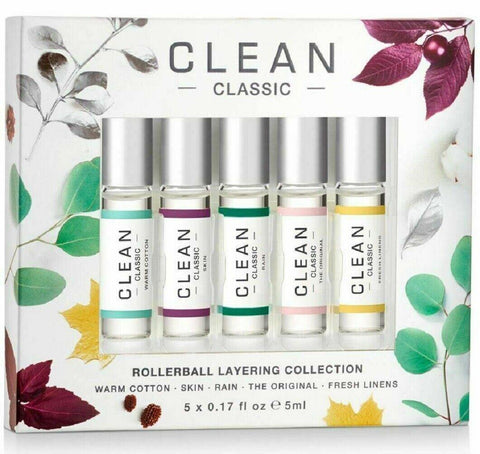 Clean Classic Rollerball Layering Collection Celebrate Earth Set Travel Size New - evorr.com