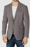 Kenneth Cole Reaction Men Two-Button Gray Blazer Sport Coat Ultra Suede Size 44L - evorr.com