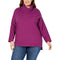 STYLE&CO Women Long Sleeve Purple Cowl Neck Tunic Pullover Sweater Plus 2X