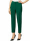 New KASPER Womens Kristy Slim Fit Green Office Dress Pants Size 2P 30X28