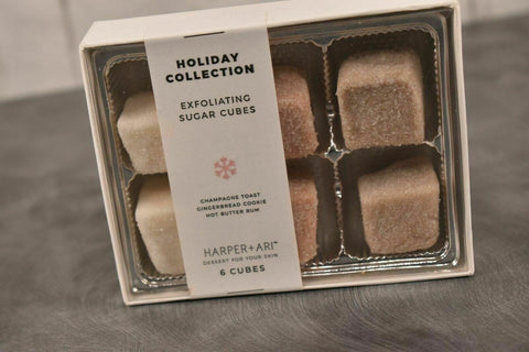 New Harper + Ari 6-Pc. Exfoliating Sugar Cubes Holiday Set Assorted Scent