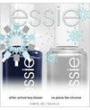 New Essie Nail Polish Color Set After School Boy Blazer No Place Like Chrome