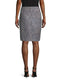 New Calvin Klein Women Banded Tweed Skirt Casual Straight Pencil Size 10