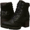 Carlos by Carlos Santana Women Gibson Ankle Boot Lace Up BLACK Shoes US Size 8 M