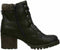 Carlos by Carlos Santana Women Gibson Ankle Boot Lace Up BLACK Shoes US 8.5 M