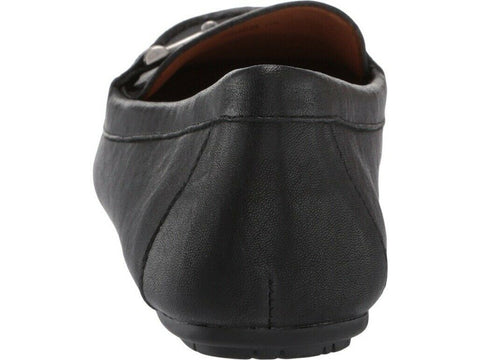 Patricia Nash Women Black Trevi Leather Slip On Loafer Shoe Casual Size 8.5 M US