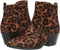 $239 Patricia Nash Women Suzanna Haircalf Ankle Boots Leopard Print Size 9 US